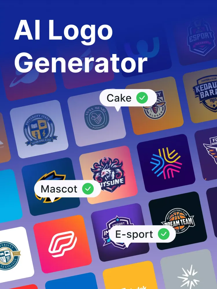 Tangkapan layar AI Logo Generator Logo Maker