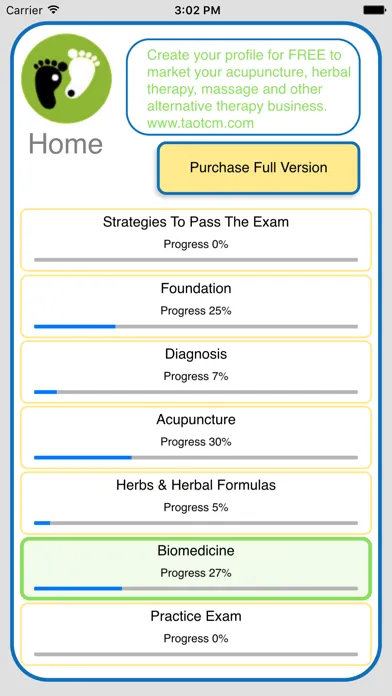 Acupuncture Licensing Exam Preparation स्क्रीनशॉट