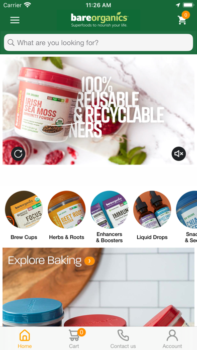 Скриншоты BareOrganics Superfoods