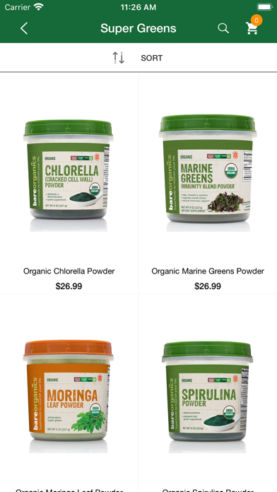 Скриншоты BareOrganics Superfoods