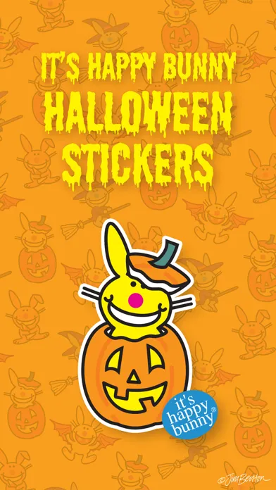 Tangkapan layar It's Happy Bunny: Halloween