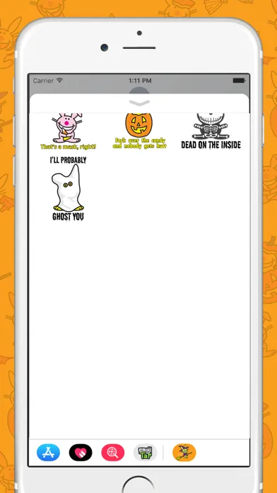 Tangkapan layar It's Happy Bunny: Halloween