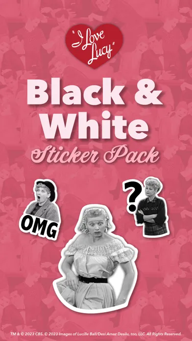 I Love Lucy: Black and White應用截圖