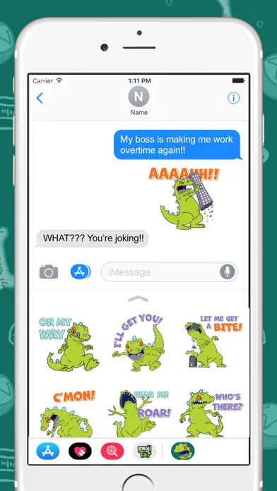 Tangkapan skrin Rugrats: Reptar's Roar