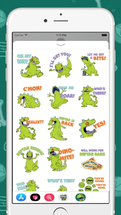 Tangkapan skrin Rugrats: Reptar's Roar