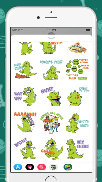 Tangkapan skrin Rugrats: Reptar's Roar