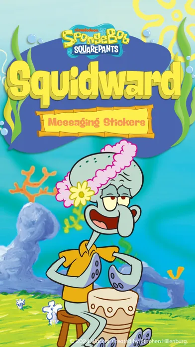 Captures d'écran de Squidward Stickers