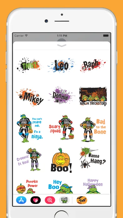 Tangkapan layar TMNT: Trickster Treats