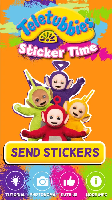 Teletubbies Sticker Time سکرین شاٹس