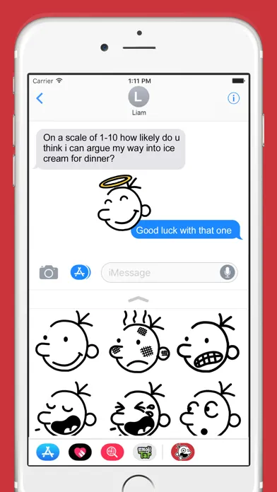 Скриншоты Wimpy Kid Emojis