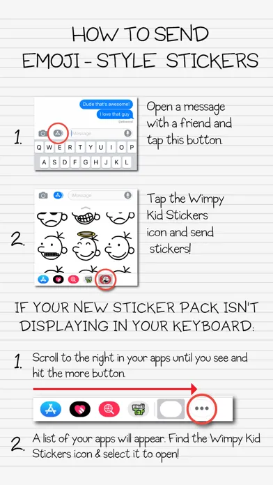 Скриншоты Wimpy Kid Emojis