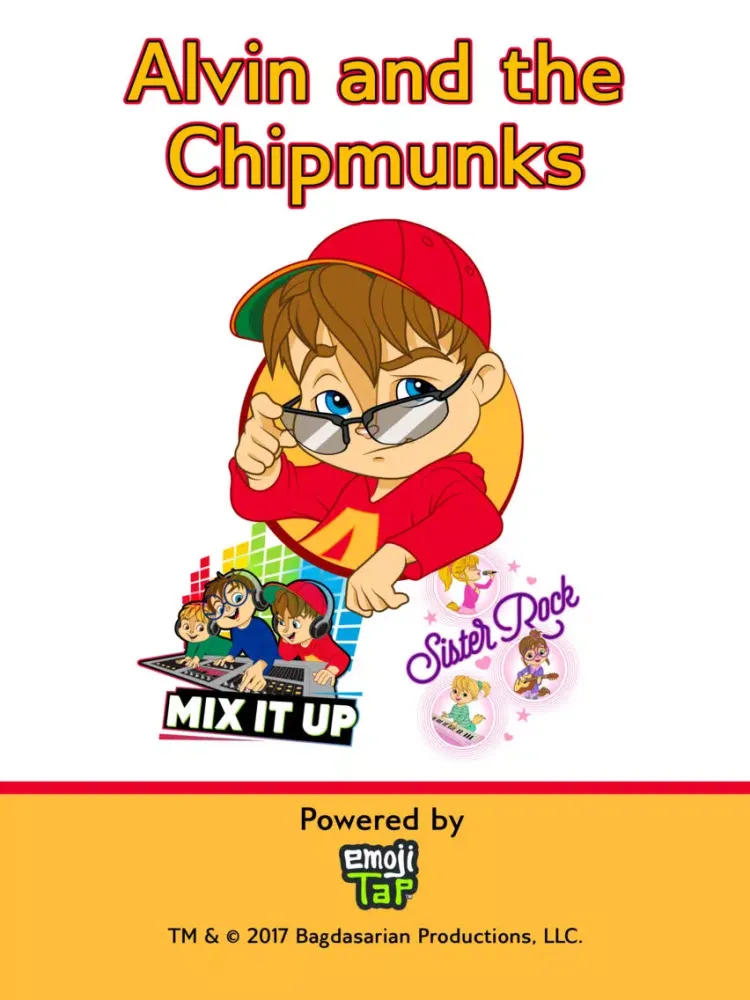 تصاویر Alvin and the Chipmunks Stickers iPad 