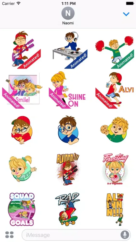 تصاویر Alvin and the Chipmunks Stickers