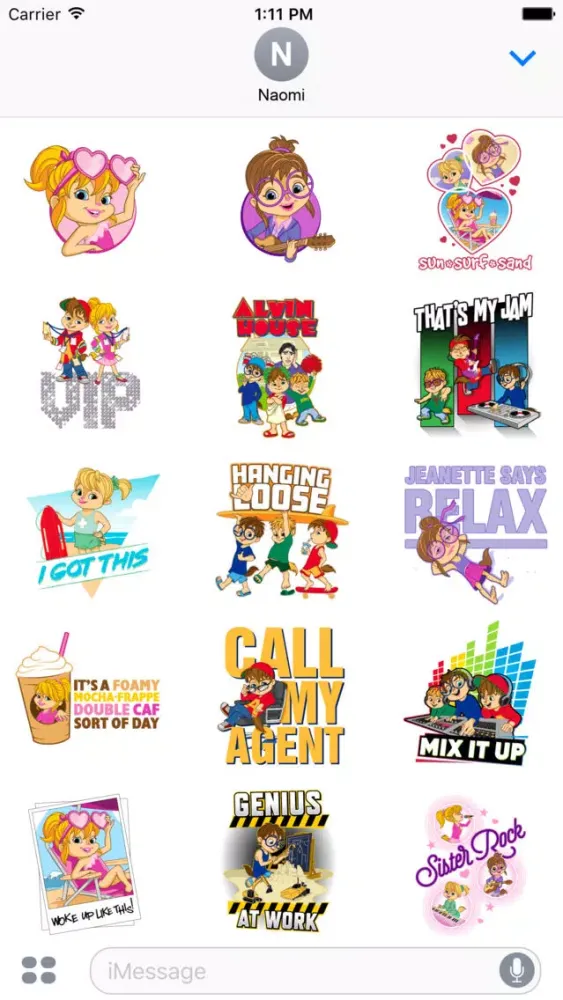 تصاویر Alvin and the Chipmunks Stickers