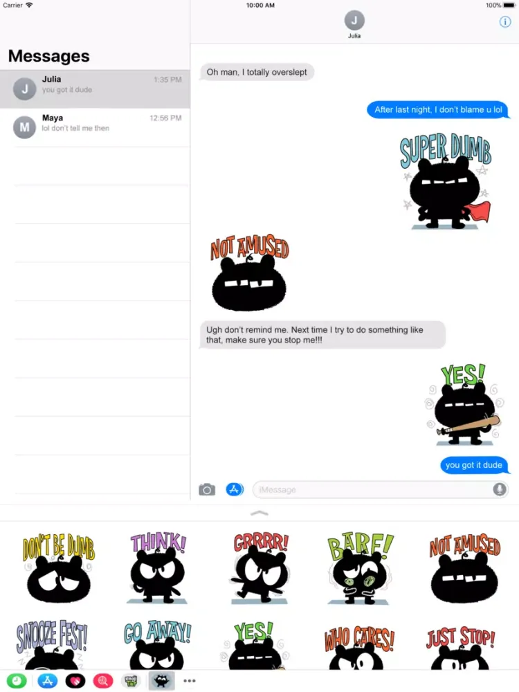 Ảnh chụp màn hình của Bad Day Badger iPad 