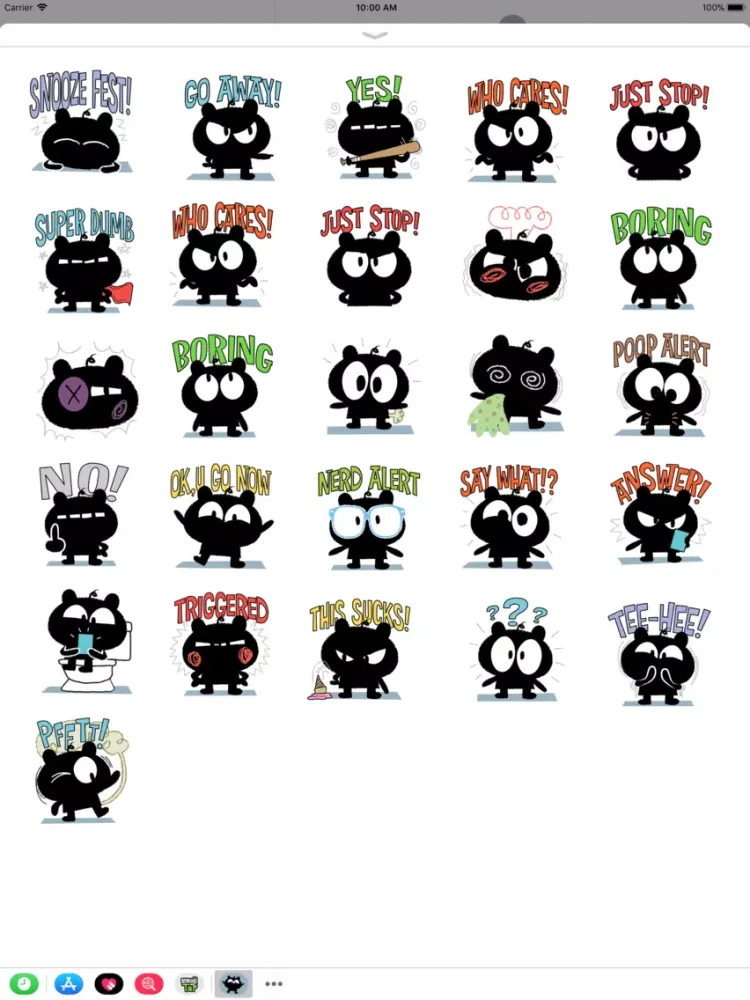 Ảnh chụp màn hình của Bad Day Badger iPad 