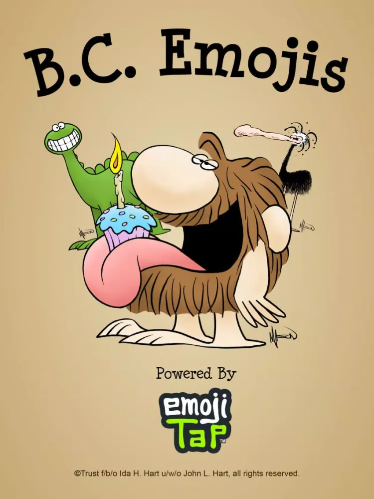 B.C. The Comic Strip Stickers iPad 应用截图