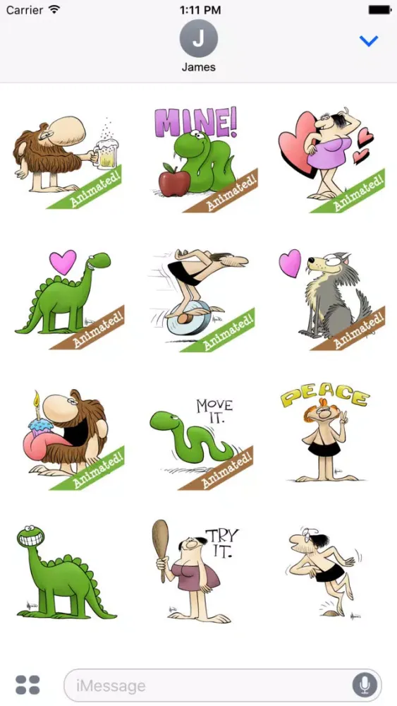 B.C. The Comic Strip Stickers应用截图