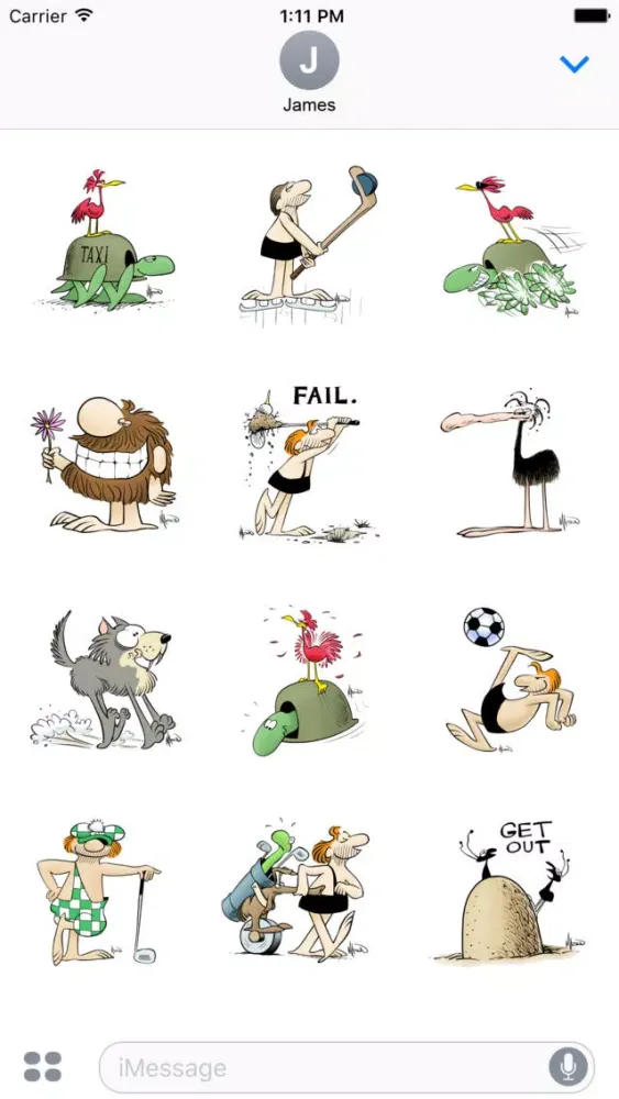 B.C. The Comic Strip Stickers应用截图