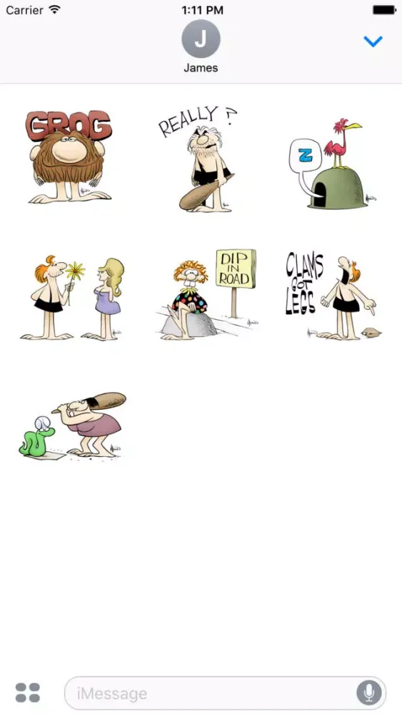 B.C. The Comic Strip Stickers应用截图