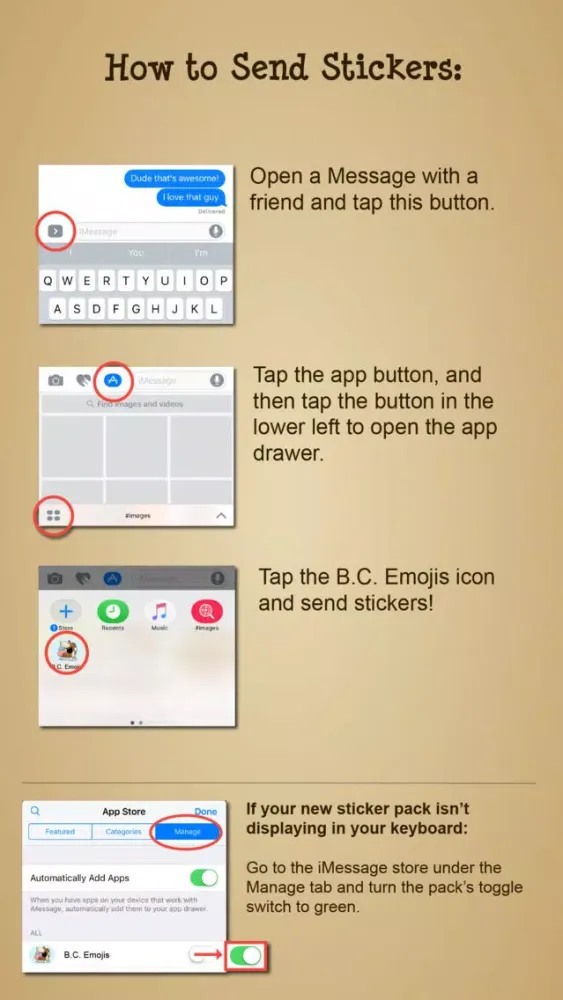 B.C. The Comic Strip Stickers应用截图