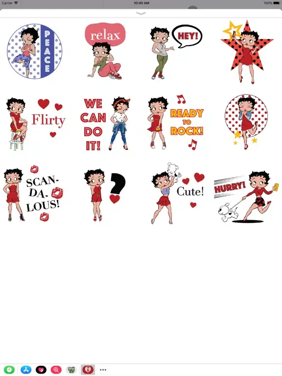 Betty Boop Social Butterfly iPad  Screenshots