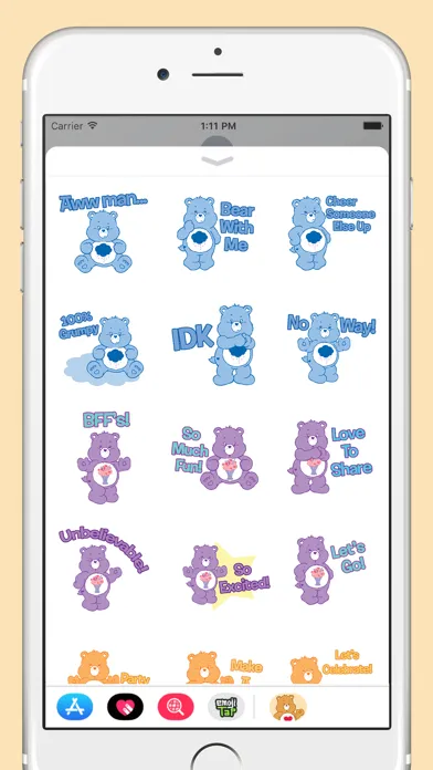 Captures d'écran de Care Bears: Express Yourself