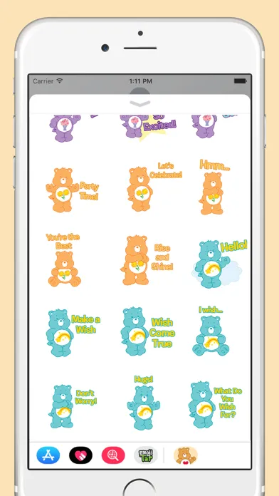 Captures d'écran de Care Bears: Express Yourself