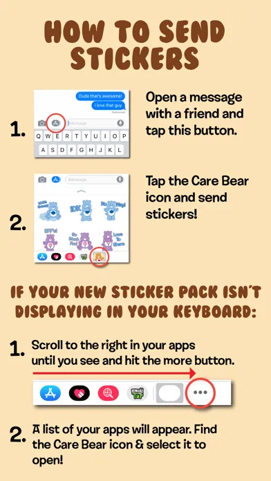 Captures d'écran de Care Bears: Express Yourself