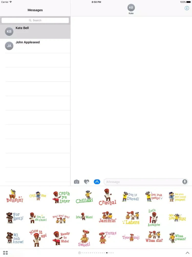 Capturas de pantalla de Rastamouse Stickers iPad 