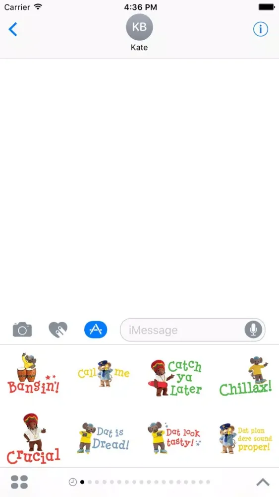 Capturas de pantalla de Rastamouse Stickers