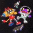 Robo-Cat and Astro-Frog