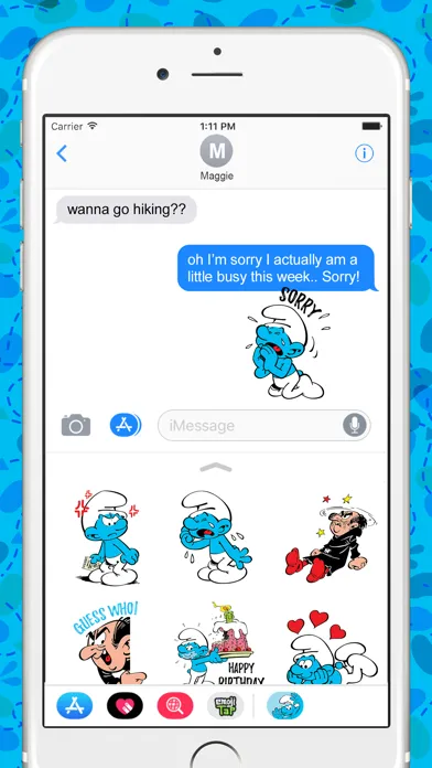 The Smurfs: Classic Stickers স্ক্রিনশট