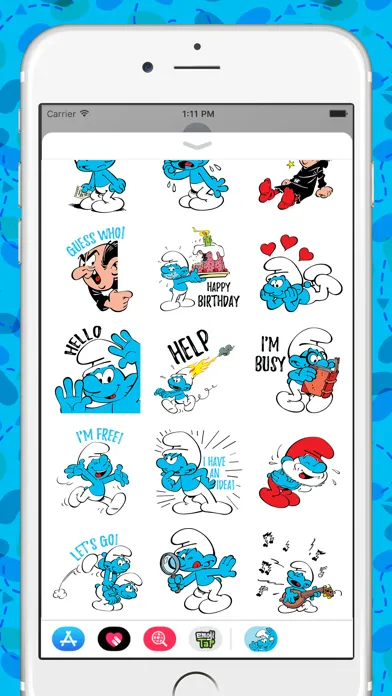 The Smurfs: Classic Stickers স্ক্রিনশট