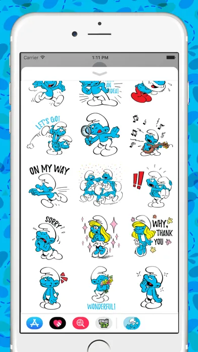 The Smurfs: Classic Stickers স্ক্রিনশট