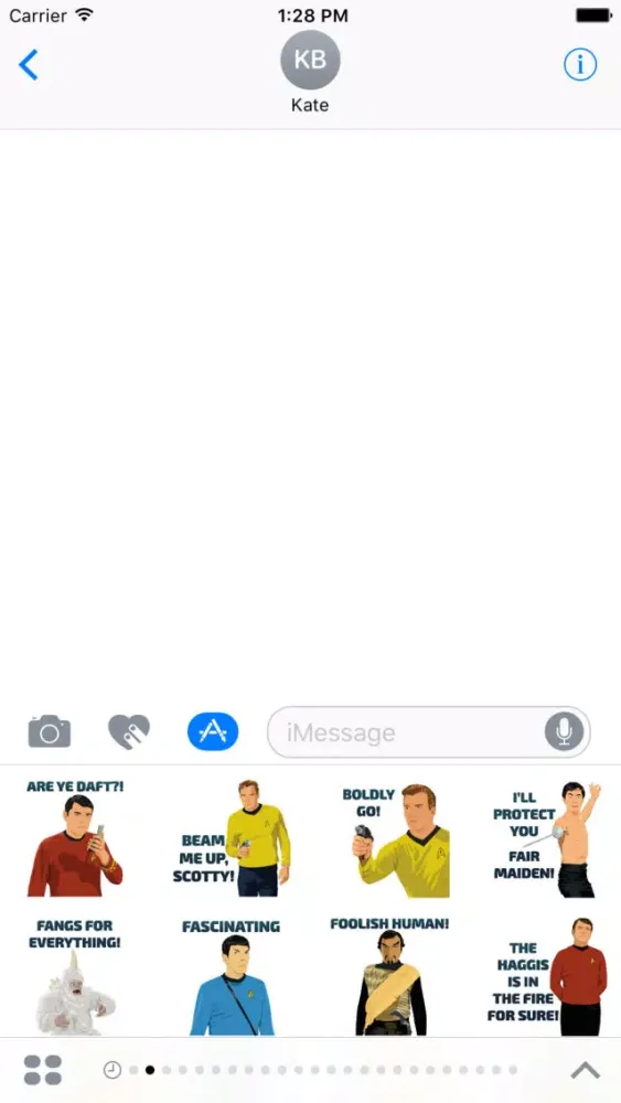 Star Trek The Original Series Stickers应用截图