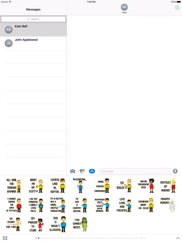 صور Star Trek Trexel Stickers iPad 