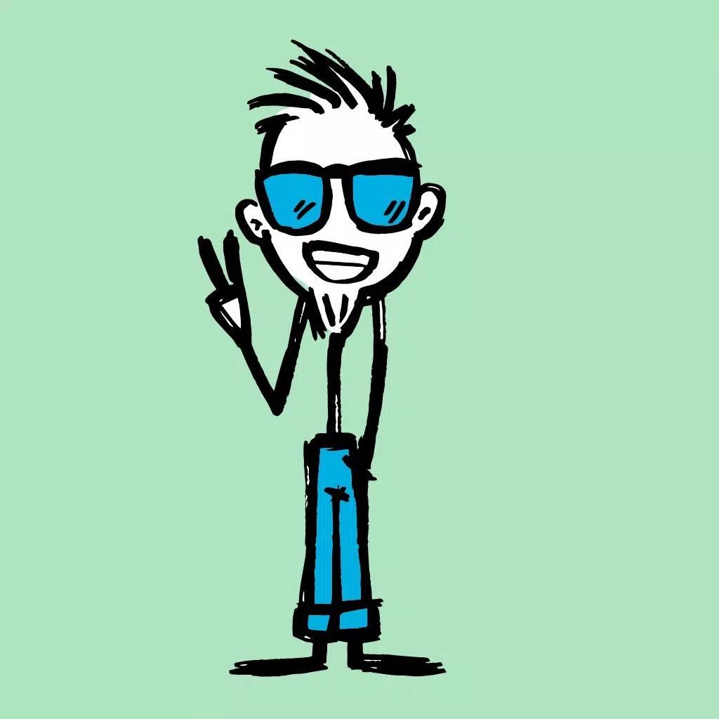Stick World - Dude Stickers Stick World - Dude Stickers