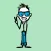 Stick World - Dude Stickers