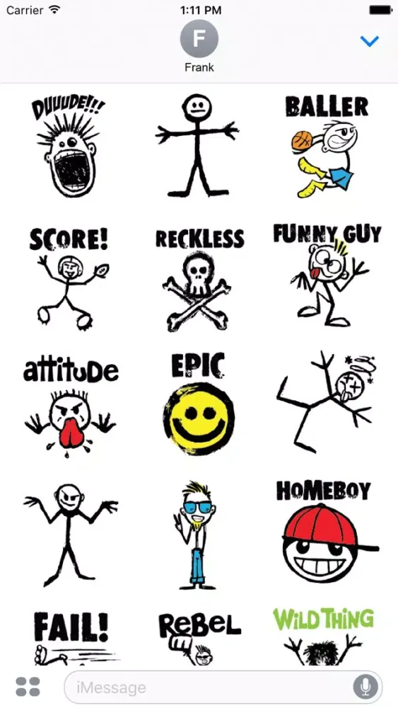 Captures d'écran de Stick World - Dude Stickers