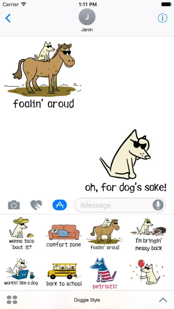 Teddy the Dog: It's a Dog's Life Stickers Screenshots