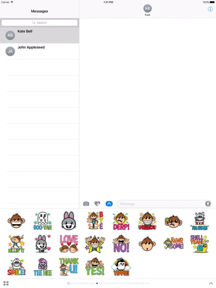 تصاویر Yippie Yeah Yeah Stickers iPad 
