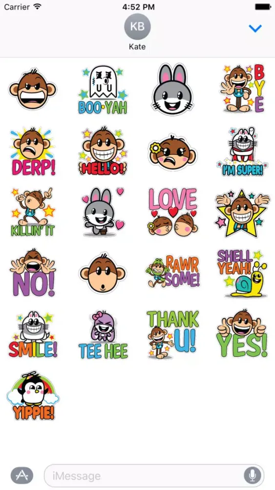 تصاویر Yippie Yeah Yeah Stickers