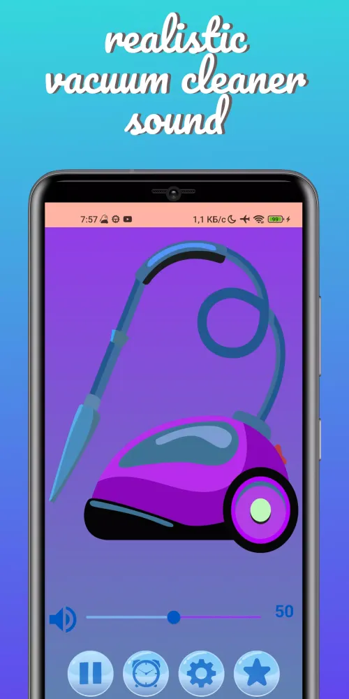 Vacuum cleaner sound for sleep應用截圖