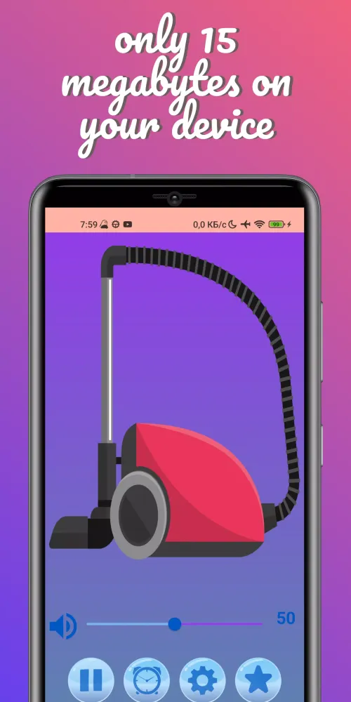 Vacuum cleaner sound for sleep應用截圖