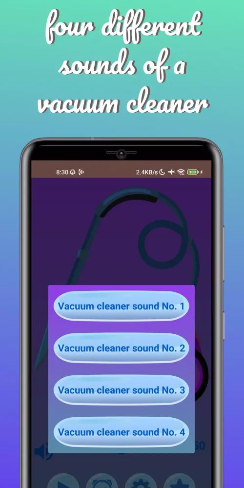 Vacuum cleaner sound for sleep應用截圖