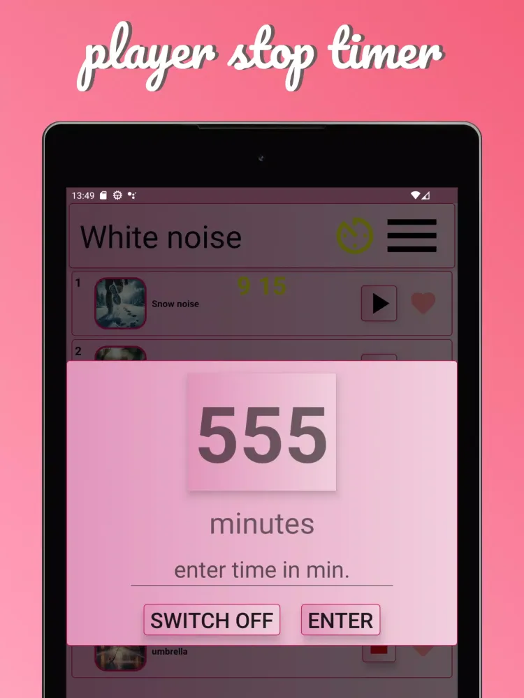 White Noise for baby sleep स्क्रीनशॉट