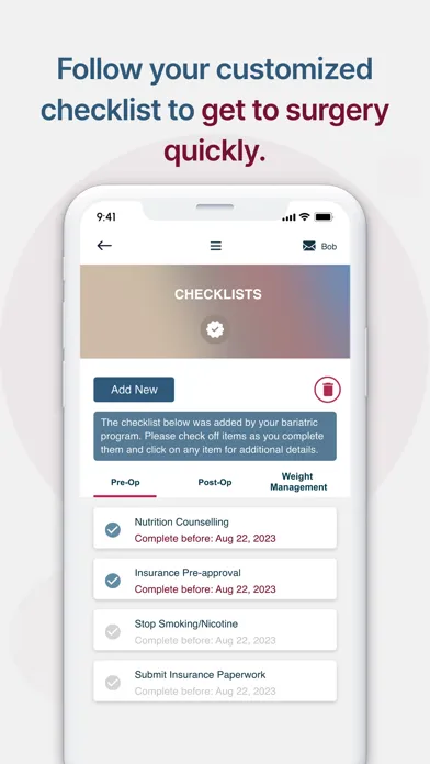Capturas de pantalla de Baritastic - Bariatric Tracker