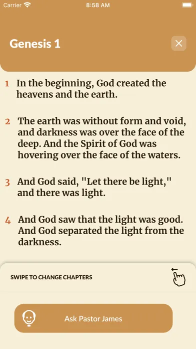 Capturas de tela do The Bible Tutor