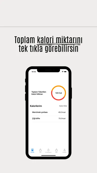 Ảnh chụp màn hình của Günlük Kalori Takip